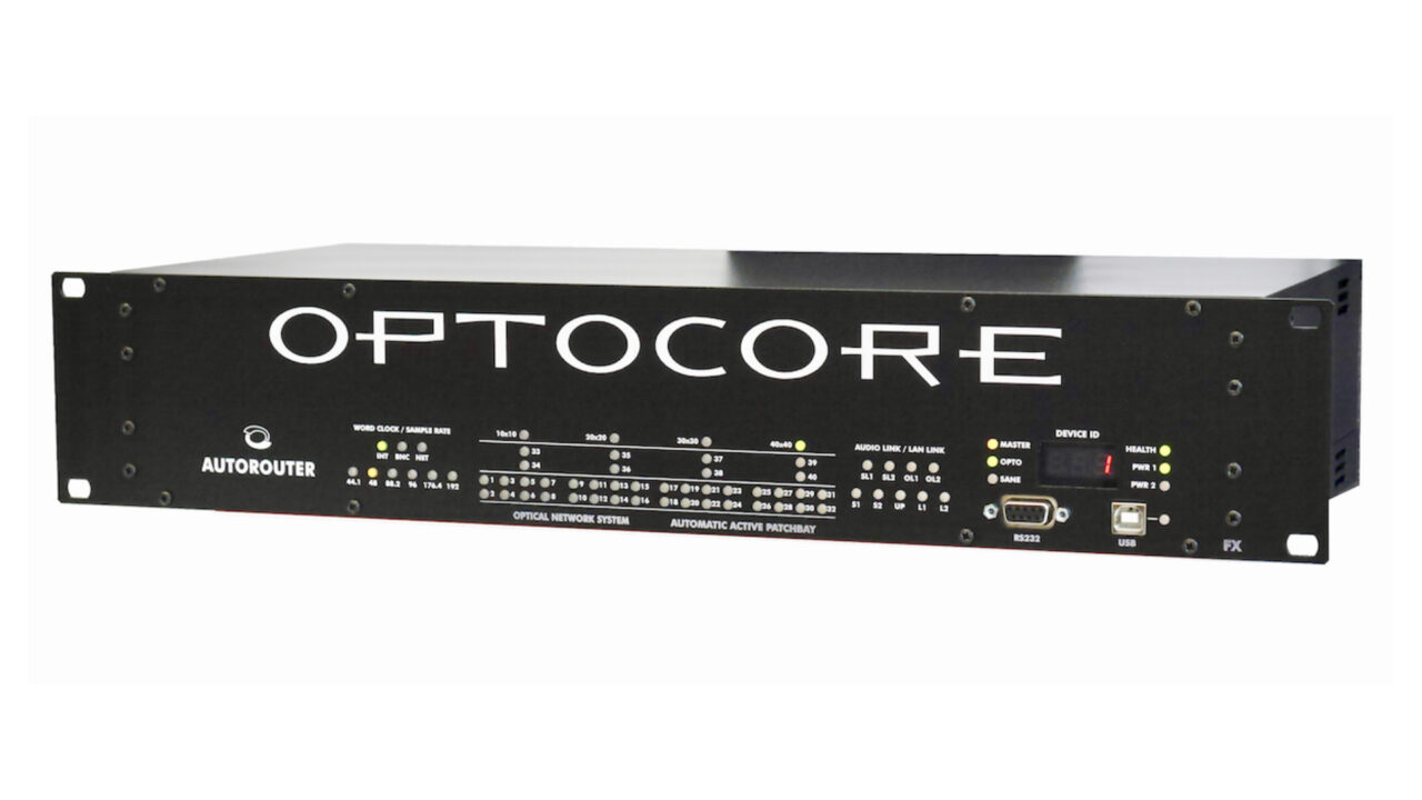 Autorouter Audio AutoRouter — Intelligent Patchbay | Optocore | Fiber Audio Solutions